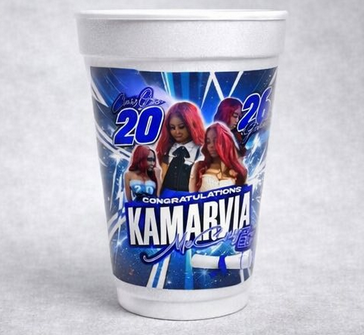 Grad Custom Styrofoam Cups