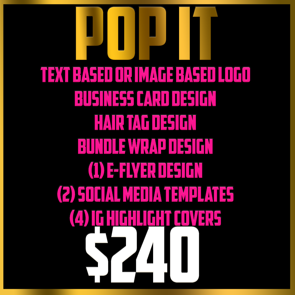 Pop It Branding Kit